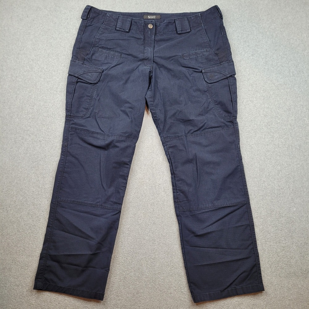 5.11 Tactical Cargo Pants Womens 18 Dark Navy Ripstop Stryke 64386-724